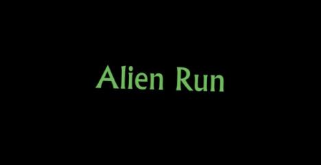 Alien Run Title Screen